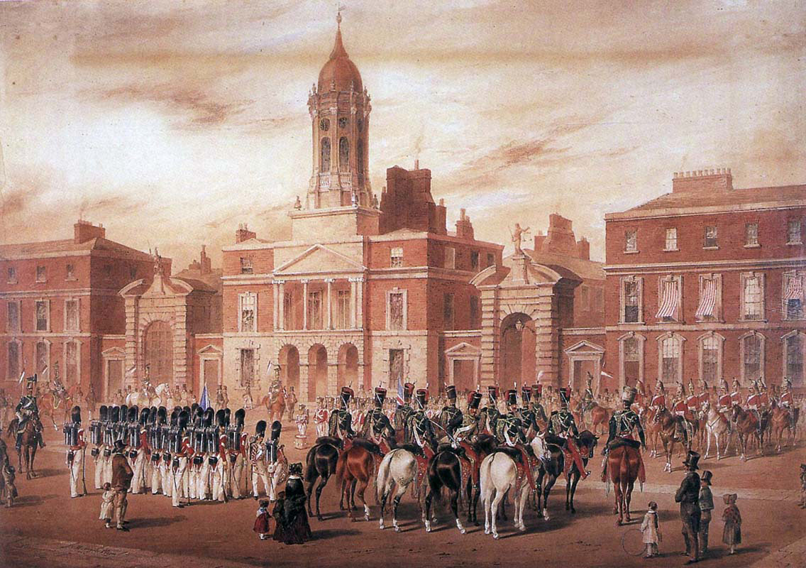 Military Parade at Dublin Castle
